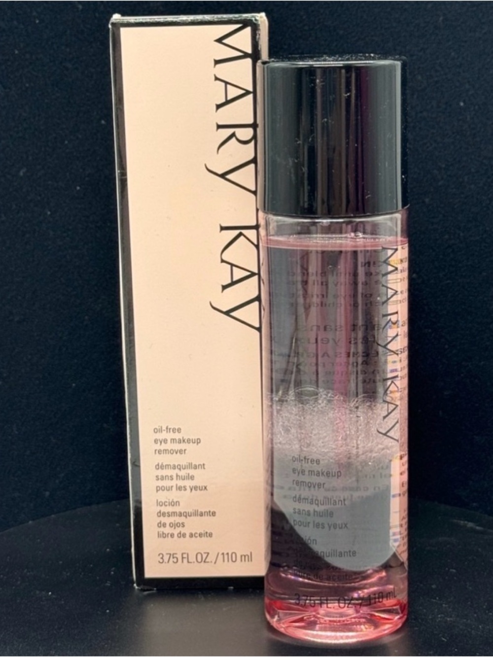 Mary Kay Eye Makeup Remover - Pink Clear Bottle